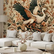 Fototapeta - Čáp so vzorom (147x102 cm)