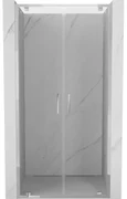 Mexen Exo, dvojité krídlové sprchové dvere 80x200 cm, 6mm číre sklo, chrómový profil, 8182-080-000-01-00