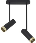 Bodové svietidlo PORTO 2xGU10/10W/230V čierna