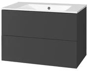 Mereo Mereo, Aira, kúpeľňová skrinka s keramickým umývadlom 81 cm, MER-CN751