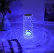 Zaparkorun LED dotyková kryštálová lampa so 16 druhmi svietiacich farieb
