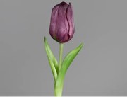 Umelá kvetina Tulipán 20 cm, fialová%