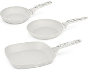 BerlingerHaus Súprava panvíc s titánovým povrchom Sahara Marble, 2+1 ks