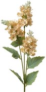 Dekorácia umelý kvet s béžovými kvetmi - 12*5*71 cm