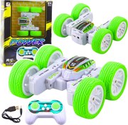 LEAN Toys Off-road 360° diaľkovo ovládané akrobatické auto zelené 1:32