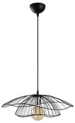 Čierne závesné svietidlo Opviq lights Tel, ø 50 cm