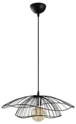 Čierne závesné svietidlo Opviq lights Tel, ø 50 cm