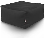 Podnožka štvorcová plyš - Sivá