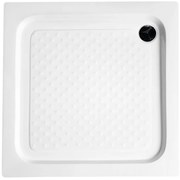 Aqualine Aqualine, Sprchová samonosná vanička akrylátová, štvorec 90x90x15cm, BTTQ90