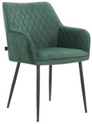 Zelené čalúnené jedálenské kreslá v súprave 2 ks Elvira – Støraa