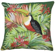 Gobelínový vankúš s tukanom - 45 * 45 * 15cm