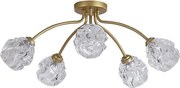 Searchlight 11525-5GO - Prisadené stropné svietidlo ASTRAL 5xG9/33W/230V zlaté
