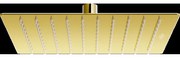 Mexen dažďová sprcha slim 25 x 25 cm, zlatá - 79125-50