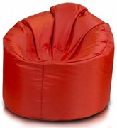 INTERMEDIC SK - Sedací vak Star 85x90 cm | ergonomický dizajn s podrúčkami, 300 l Farba: E06 - Červená (ekokoža)