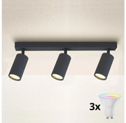 Brilagi - LED stmievateľné bodové svietidlo SELE 3xGU10/6,5W/230V antracit