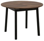Jedálenský stôl Oliver Walnut Black