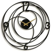 Nástenné hodiny Big Bang APS027, Black, 49 x 49 cmcm