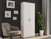 Viacúčelová delená skriňa Nitro, biela%