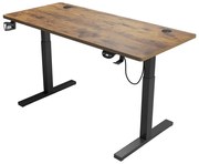 Herný stôl BR04 LOFT s čiernym rámom 140 cm