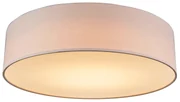 Stropné svietidlo ružové 40 cm vrátane LED - Drum LED