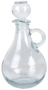Dekoračná sklenená fľaša karafa so zátkou - 325 ml