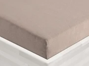 Froté napínacie prestieradlo FR-027 Sivohnedé 90 x 200 - výška 20 cm