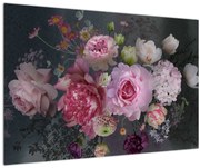 Obraz - Záhradné kvety (90x60 cm)