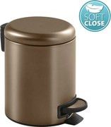 Gedy Gedy, POTTY odpadkový koš 3l, Soft Close, medená matná, 320982