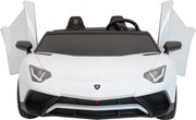 Ramiz Lamborghini Aventador SV batériové auto pre 2 deti Biele