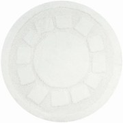 Kúpeľňový koberček Ocean biely kruh