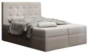 Manželská posteľ  Boxspring 140 cm Duel 1 (béžová) (s matracom a úložným priestorom). Vlastná spoľahlivá doprava až k Vám domov. 1046420