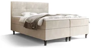Manželská posteľ  Boxspring 140 cm Lumba (béžová) (s matracom a úložným priestorom). Vlastná spoľahlivá doprava až k Vám domov. 1046676