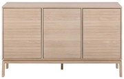Nízka komoda v dekore duba v prírodnej farbe 135x80 cm Linley – Actona