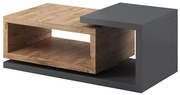 Konferenčný stolík Bota 97 Antracit/Dub Ribbec