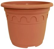Kvetináč ROMA plastový terakota d14x11cm; 1,1l