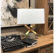 Elstead GN-JACKSON-SQUARE-TL - Stolná lampa JACKSON SQUARE 1xE27/60W/230V