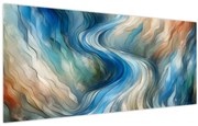Obraz - Abstraktný prúd (120x50 cm)