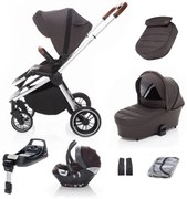 SET kočík Move+ vanička+adaptéry+autosedačka+báza,Rocky Grey/Silver