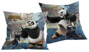 Dekoratívny vankúš Kung Fu Panda modrý 40x40 cm