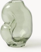 Ručne vyrobená sklenená váza Gleam, V 18 cm