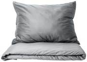 Polášek Obliečky z bavlneného saténu - Light grey | 140 x 200 cm / 70 x 90 cm