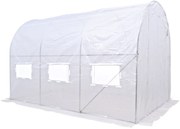 Letoss Záhradný fóliovník 2x3x2m, biely