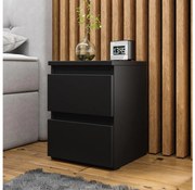 Nočný stolík MALWA 40x40 cm matná čierna