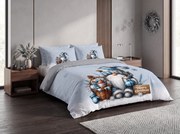 3D obliečky z mikrovlákna FROSTY GNOME farebné Rozmer obliečky: 70 x 90 cm | 140 x 200 cm