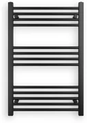 Erga Puerto, vykurovacie teleso 900x600 mm, 437W, čierna matná, ERG-LAV-GRZE-BK-6090