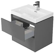 Cersanit - Crea skrinka pod umývadlo 60cm, šedá, S924-016