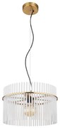 Globo 15698HM - Luster na lanku GORLEY 1xE27/60W/230V pr. 40 cm zlatá GL7507