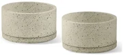 Betónové kvetináče v súprave 2 ks ø 30 cm Terrazzo – Bonami Selection