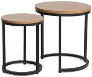 Konferenčný stolík Hola, dub / čierna