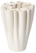 Ferm Living Kameninová váza Dedali Off-white Small